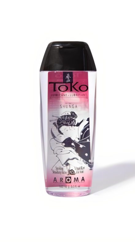 Lubricante con Sabor Espumante Frutilla Toko