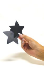 parche de estrella cubre pezones