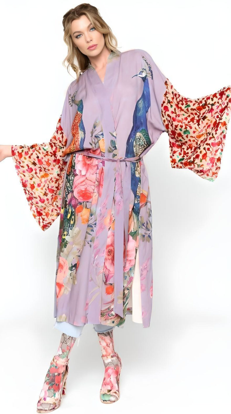 Bata Rosa Claro Violeta - Lencería Chile LYCH