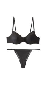 lenceria negra satin annette